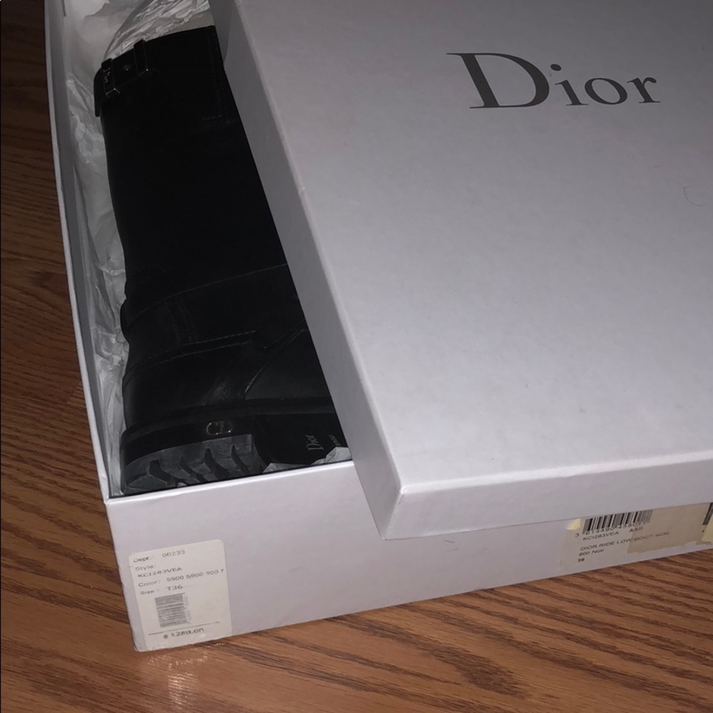(BRAND NEW) Original Dior Women’s Black Boots - Picture 8 of 8